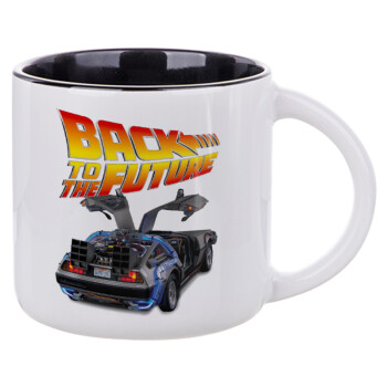 Back to the future, Κούπα κεραμική 400ml Λευκή/Μαύρη