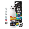 Soccer Metal mug thermos, double wall, 550ml
