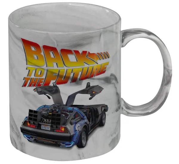 Back to the future — Mug ceramic marble style, 330ml