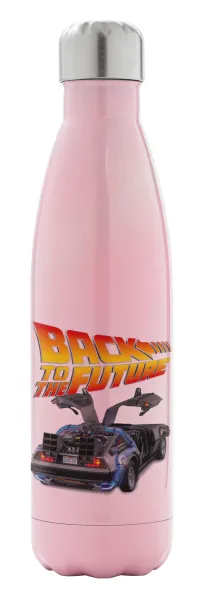 Back to the future — Metal mug thermos Pink Iridiscent (Stainless steel), double wall, 500ml