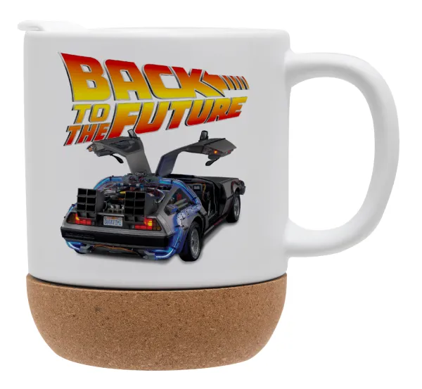 Back to the future — Κούπα, κεραμική με βάση φελού και καπάκι (ΜΑΤ), 330ml
