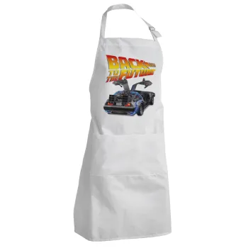 Back to the future, Adult Chef Apron (with sliders and 2 pockets)
