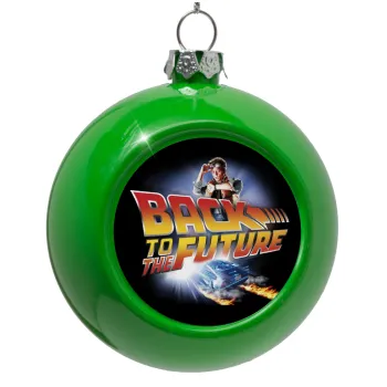 Back to the future, Στολίδι Χριστουγεννιάτικη μπάλα δένδρου Πράσινο 8cm