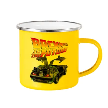 Back to the future, Yellow Enamel Metallic Cup 360ml