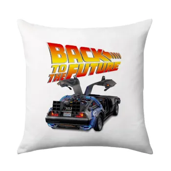 Back to the future, Μαξιλάρι καναπέ 40x40cm περιέχεται το  γέμισμα
