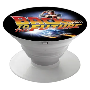 Back to the future, Phone Holders Stand  White Hand-held Mobile Phone Holder