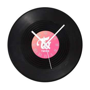 Twice, Ρολόι τοίχου Βινύλιο (30cm)
