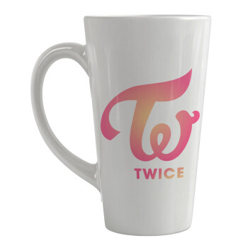 Twice, Κούπα κωνική Latte Μεγάλη, κεραμική, 450ml
