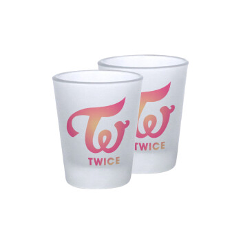 Twice, Σφηνοπότηρα γυάλινα 45ml του πάγου (2 τεμάχια)