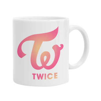 Twice, Ceramic coffee mug, 330ml (1pcs)