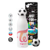 Soccer Metal mug thermos, double wall, 550ml