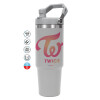 GREY color, 890ml (30oz) stainless Steel Tumbler with Handle
