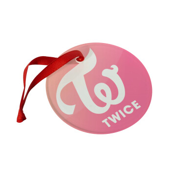 Twice, Christmas ornament glass 9cm