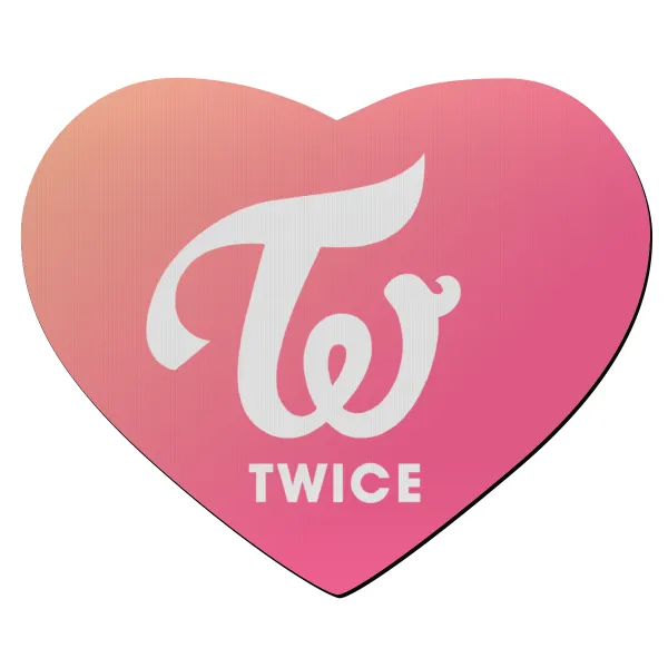 Twice — Mousepad καρδιά 23x20cm