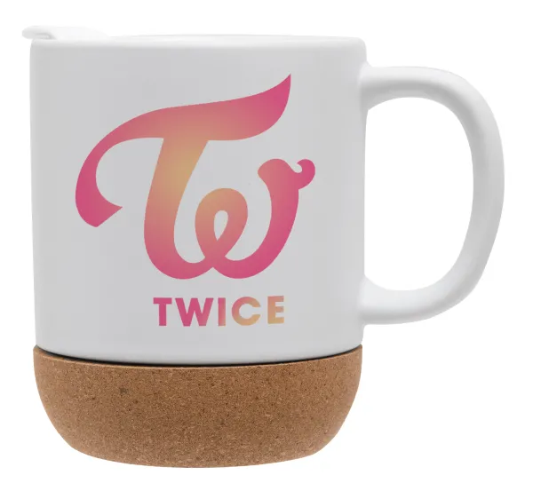 Twice — Ceramic coffee mug Cork (MAT), 330ml