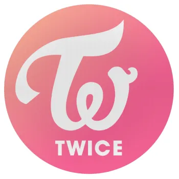 Twice, Mousepad Στρογγυλό 20cm