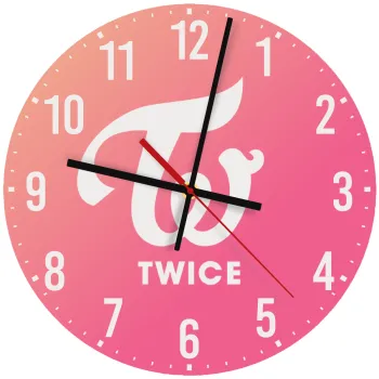Twice, Ρολόι τοίχου ξύλινο (30cm)