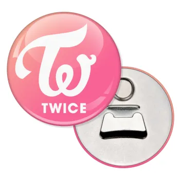 Twice, Μαγνητάκι και ανοιχτήρι μπύρας στρογγυλό διάστασης 5,9cm