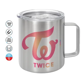 Twice, Mug Stainless steel double wall 300ml