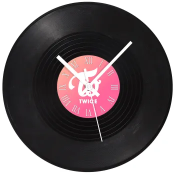 Twice, Ρολόι τοίχου Βινύλιο (30cm)