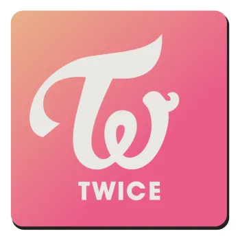 Twice, Τετράγωνο μαγνητάκι ξύλινο 9x9cm