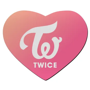 Twice, Mousepad καρδιά 23x20cm