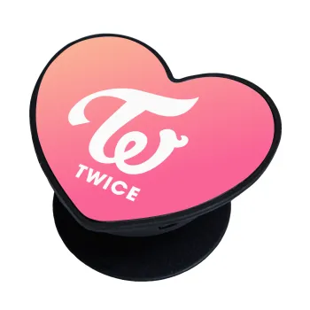 Twice, Phone Holders Stand  καρδιά Μαύρο Βάση Στήριξης Κινητού στο Χέρι