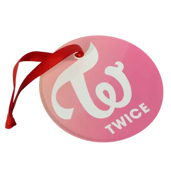 Twice, Christmas ornament glass 9cm