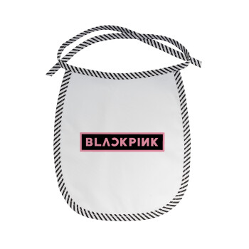 BLACKPINK, Σαλιάρα μωρού αλέκιαστη με κορδόνι Μαύρη