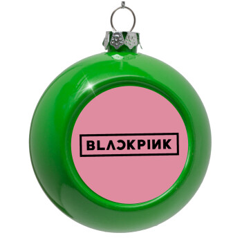 BLACKPINK, Green Christmas tree ornament bauble 8cm