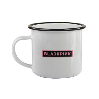 BLACKPINK, Κούπα εμαγιέ με μαύρο χείλος 360ml