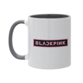 BLACKPINK, Κούπα χρωματιστή γκρι, κεραμική, 330ml