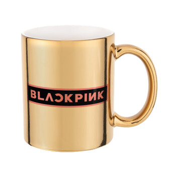 BLACKPINK, Mug ceramic, gold mirror, 330ml