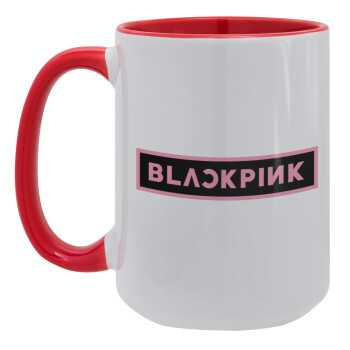 BLACKPINK, Κούπα Mega 15oz, κεραμική Κόκκινη, 450ml