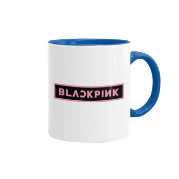 BLACKPINK, Mug colored blue, ceramic, 330ml