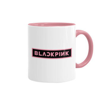 BLACKPINK, Mug colored pink, ceramic, 330ml
