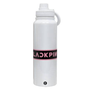 BLACKPINK, 1L Stainless Steel Thermal Bottle with Phone Holder & Double Wall Insulation