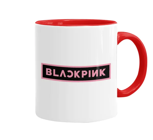 BLACKPINK — Κούπα χρωματιστή κόκκινη, κεραμική, 330ml