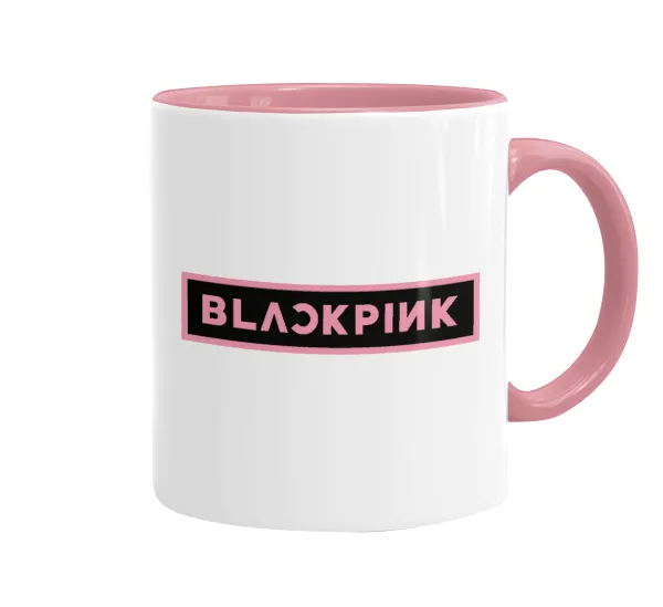 BLACKPINK — Mug colored pink, ceramic, 330ml