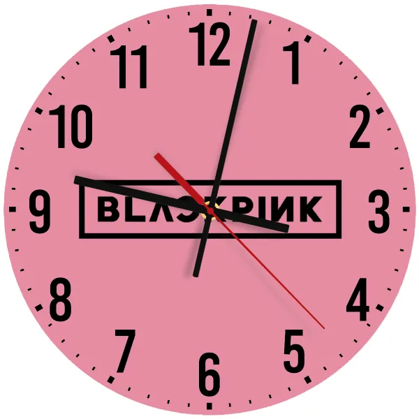 BLACKPINK — Ρολόι τοίχου ξύλινο 30cm