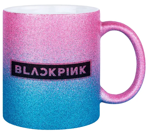 BLACKPINK — Κούπα Χρυσή/Μπλε Glitter, κεραμική, 330ml