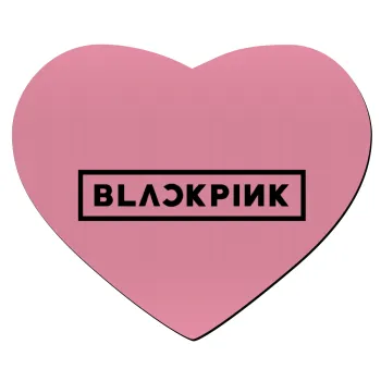 BLACKPINK, Mousepad καρδιά 23x20cm