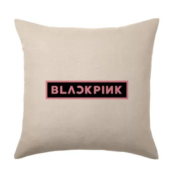 BLACKPINK, Μαξιλάρι καναπέ ΛΙΝΟ 40x40cm περιέχεται το  γέμισμα