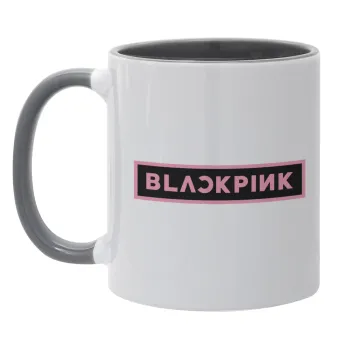 BLACKPINK, Κούπα χρωματιστή γκρι, κεραμική, 330ml