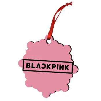 BLACKPINK, Christmas ornament snowflake wooden 7.5cm