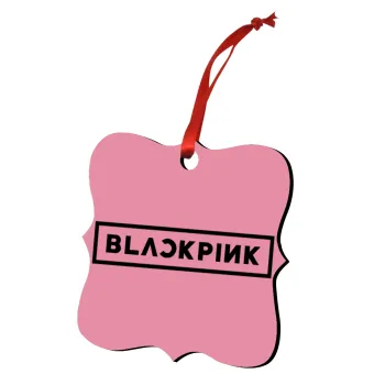 BLACKPINK, Christmas ornament polygon wooden 7.5cm