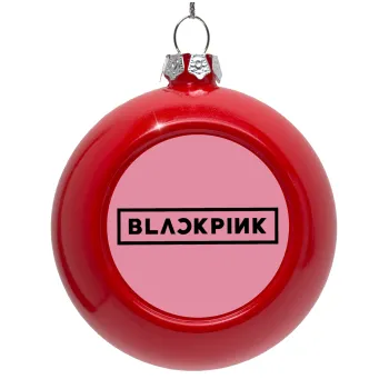 BLACKPINK, Στολίδι Χριστουγεννιάτικη μπάλα δένδρου Κόκκινη 8cm