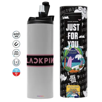 BLACKPINK, Tumbler stainless steel GREY 600ml