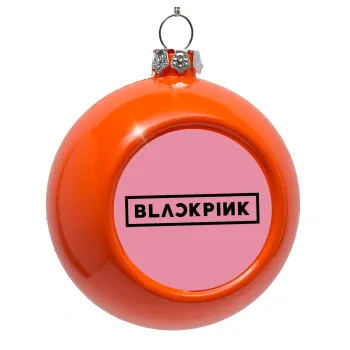 BLACKPINK, Στολίδι Χριστουγεννιάτικη μπάλα δένδρου Πορτοκαλί 8cm
