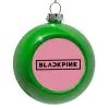 Green Christmas tree ornament bauble 8cm